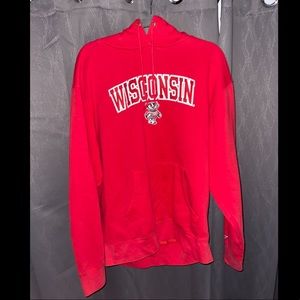 University of Wisconsin EMBROIDERED sweatshirt